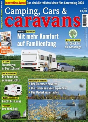 Cover: Camping, Cars und Caravans No 03 März 2024