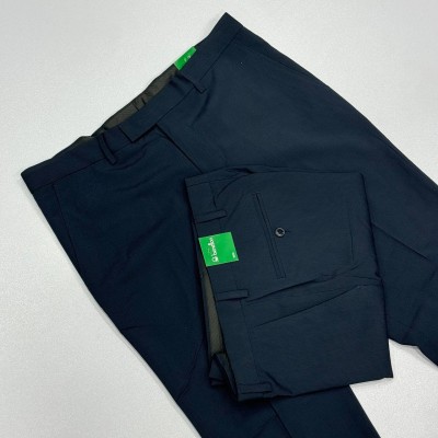 Benetton Formal Pant Combo- Navy & Ash
