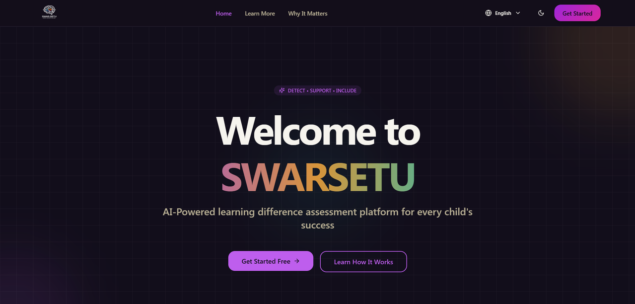SwarSetu Home Page