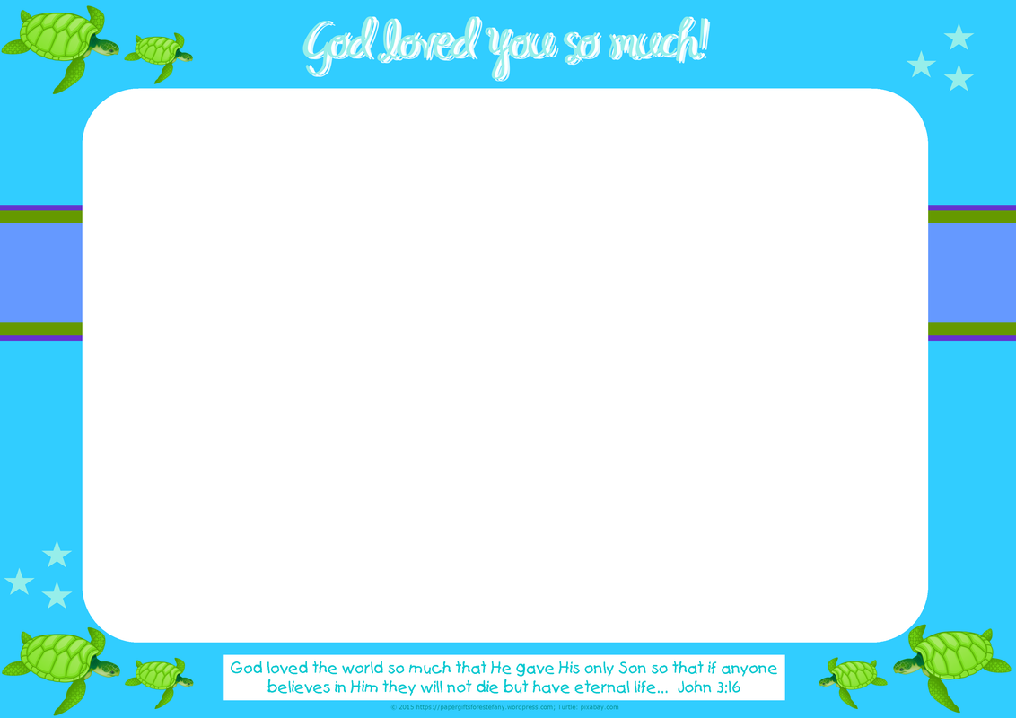 PGFE Turtle Photo Frame2 (A4)