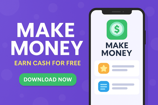 Make Money App – Play and Earn Real Cash Make Money App Interface showing earnings and games