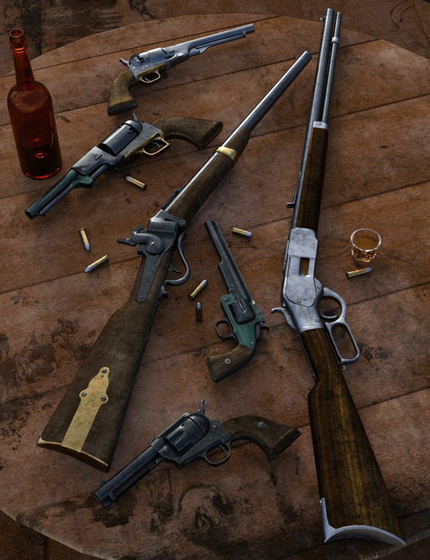 old west firearms vol 1 00 main daz3d