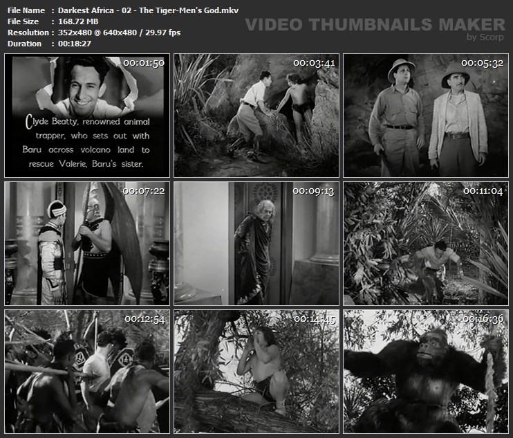 Darkest Africa - 02 - The Tiger-Men's God.mkv