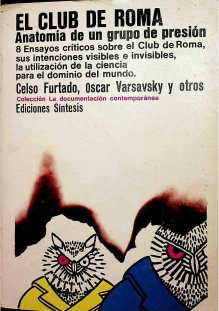 club de roma portada - El Club de Roma, anatomía de un grupo de presión - Celso Furtado