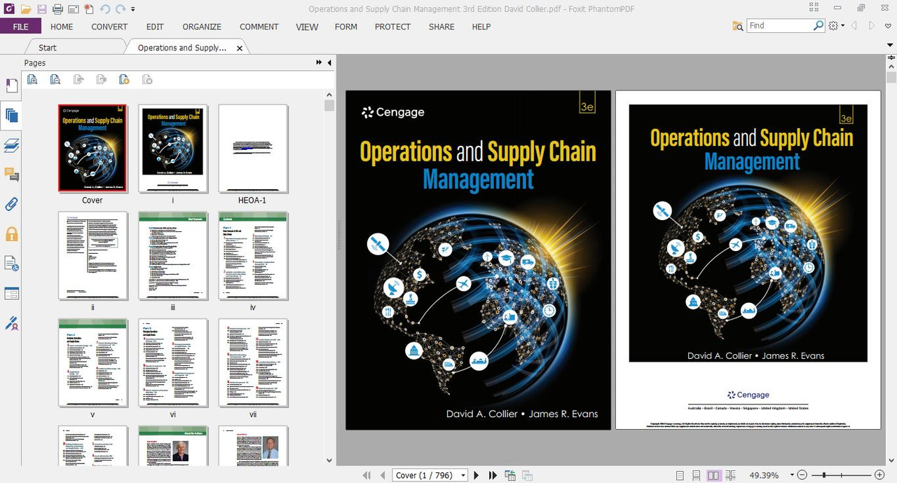 Operations and Supply Chain Management 3rd Edition David Collier ...