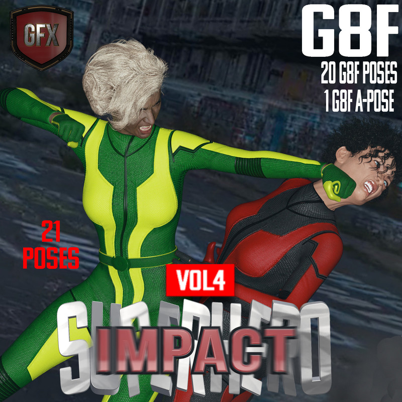 SuperHero Impact for G8F Volume 4