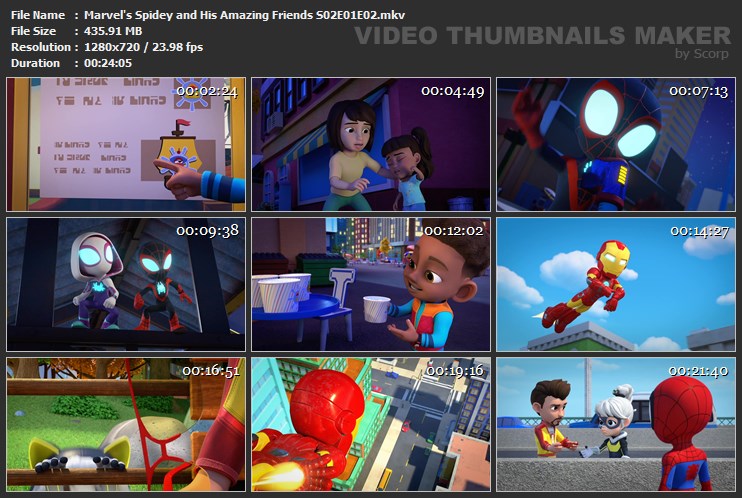 Marvel's Spidey and His Amazing Friends S02E01E02.mkv