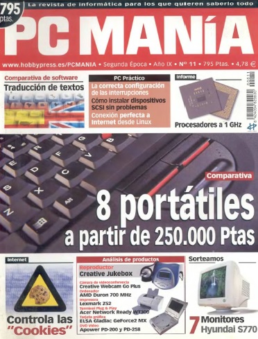 PCME2 11 - Revista PC Mania [2000] [Pdf] [Varios servidores]