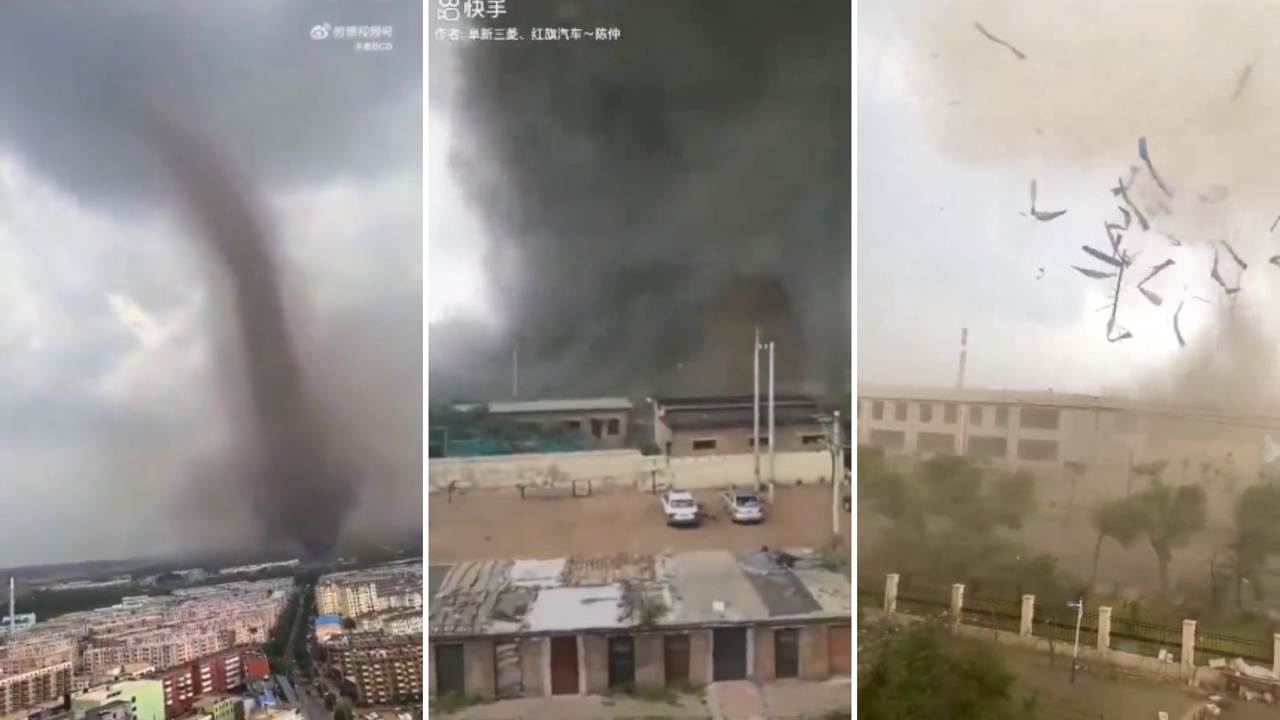VIDEO: Un potente tornado impatta nella provincia cinese di Liaoning