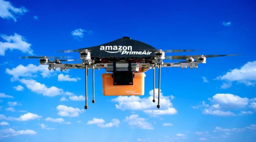 Дрон-курьер Amazon Prime Air Дрон-курьер Amazon Prime Air