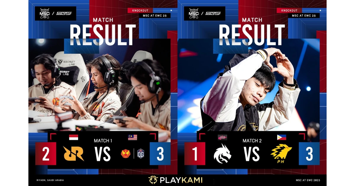 Recap Knockout Stage MSC 2025 day 2