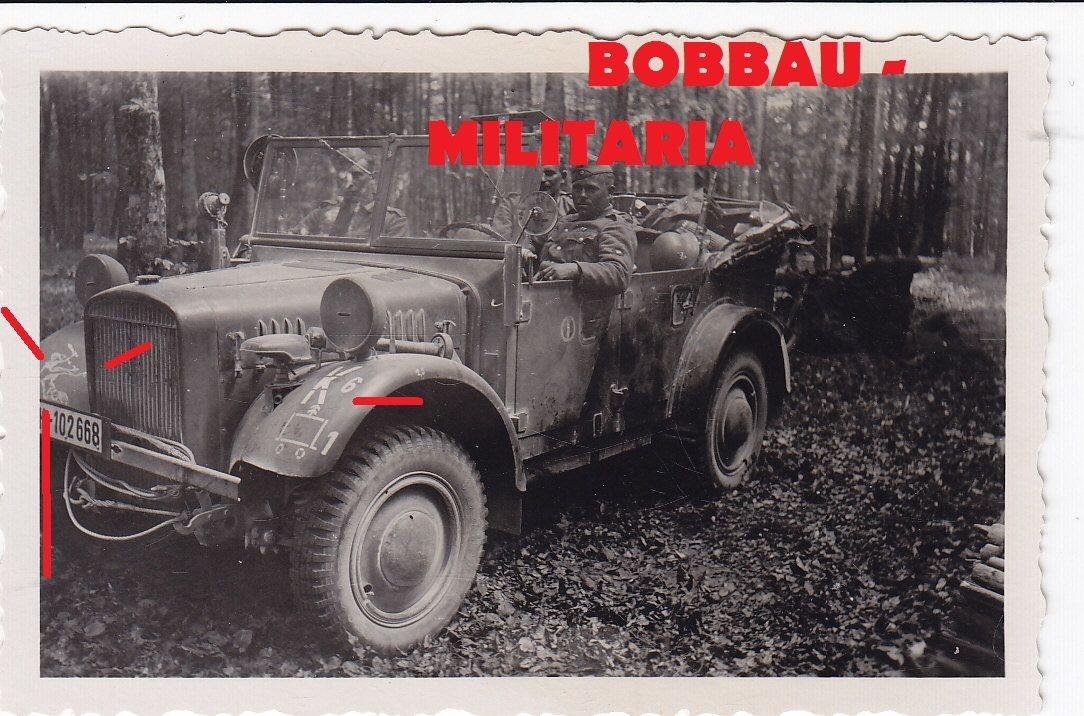 Wehrmacht Kübelwagen Wappen Mailing Gespenster-D