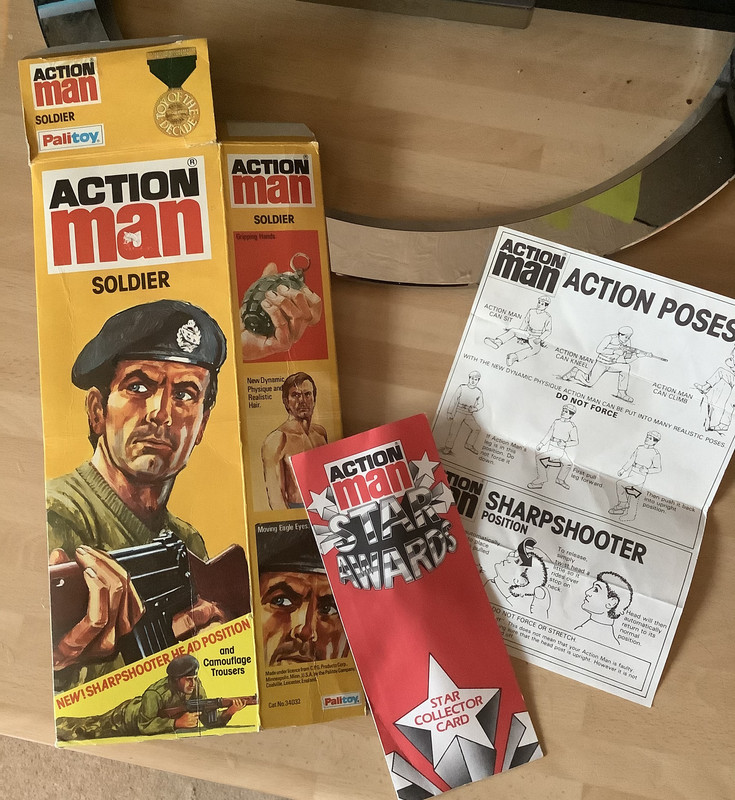 New boxed ... Original Palitoy Action Man Figure 680102-F3-E8-D9-48-D9-9785-031-D50764-D48