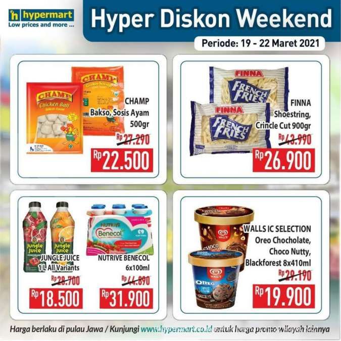 Katalog Promo Hypermart 19-22 Maret 2021 
