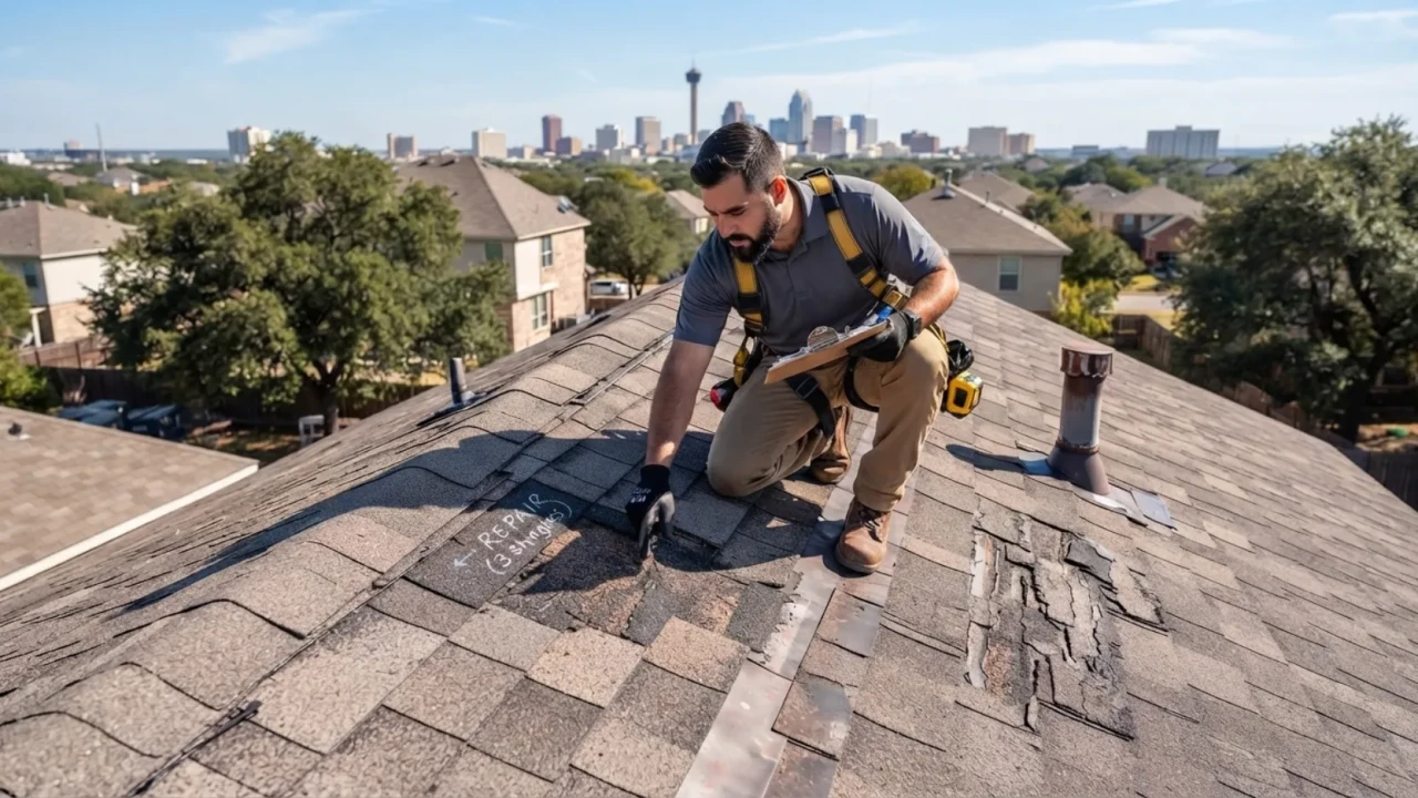 Roof inspection San Antonio TX repair or replace decision
