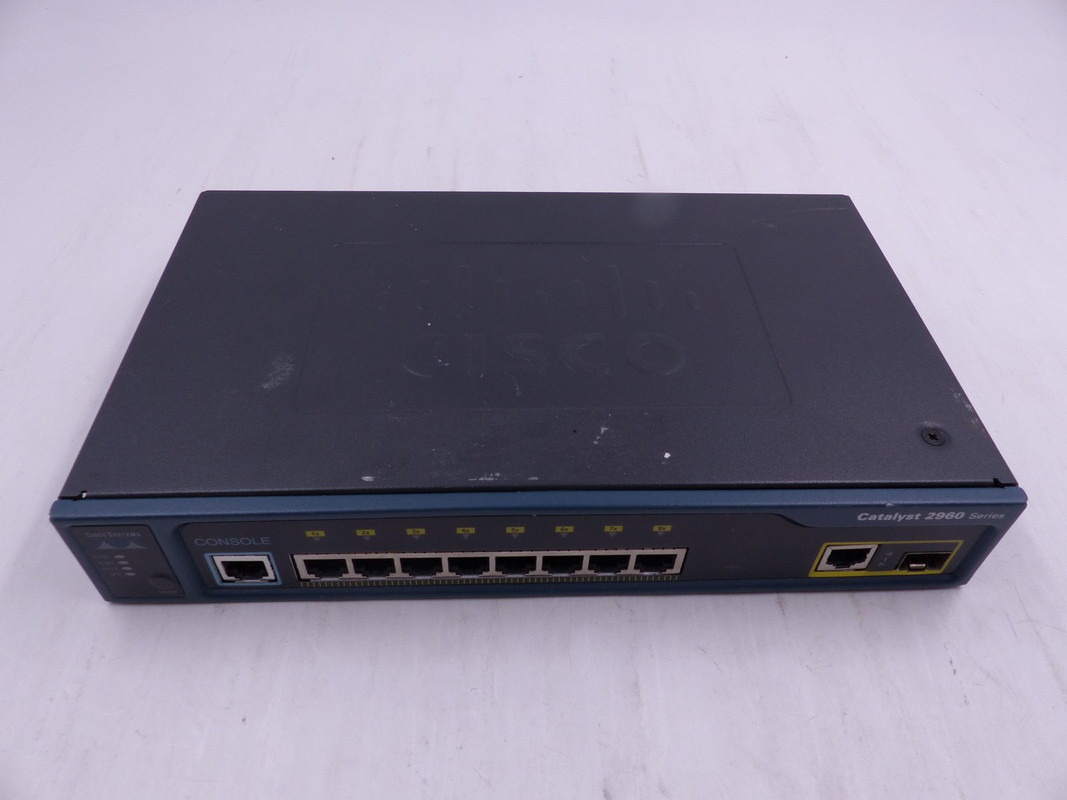 CISCO WS-C2960-8TC-L V03 CATALYST 2960 8-PORT MANAGED 10/100 ETHERNET SWITCH