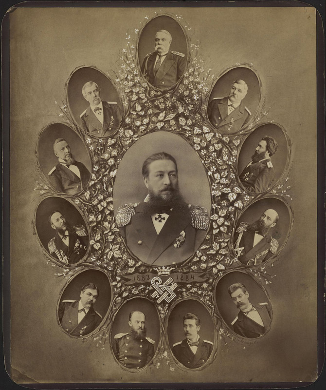 Штаб главного командира Кронштадтского порта 1884 г.