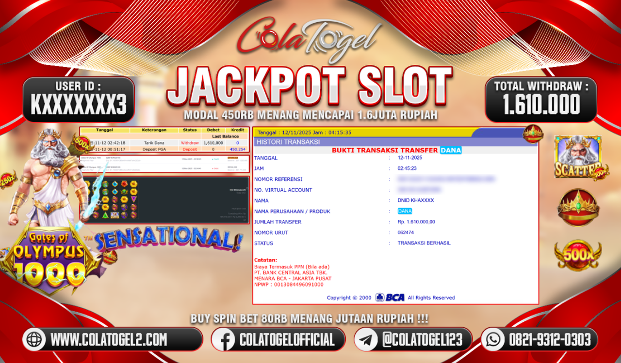 JACKPOT SLOT GACOR!!