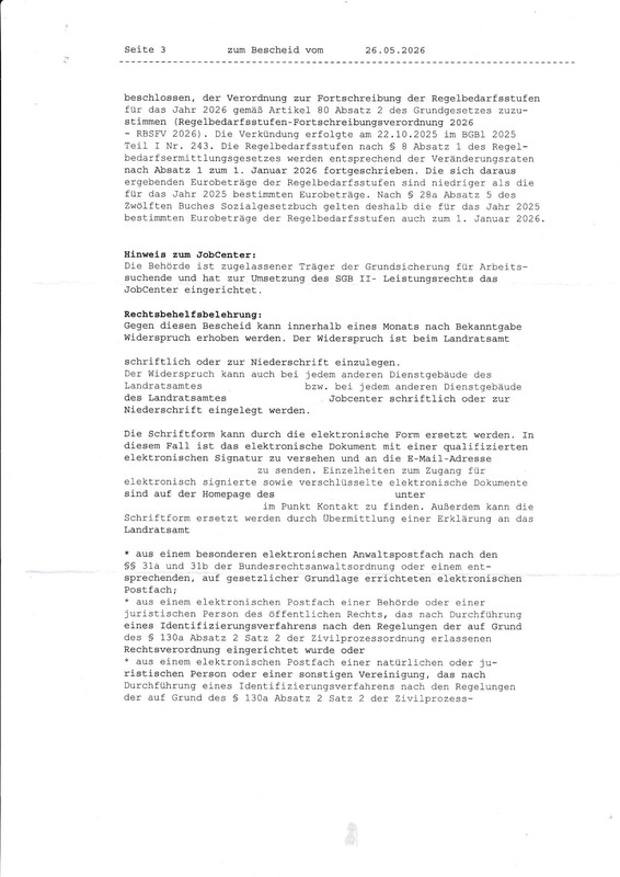 Alg II Bescheid 26 05 2026 3