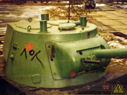 Башня советского легкого колесно-гусеничного танка БТ-7, Мга, Ленинградская обл. DSC04776
