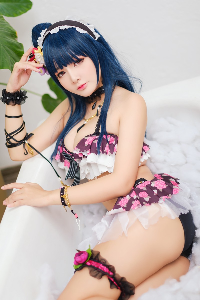 MiMi Chan 津岛善子 Yoshiko Tsushima Cosplay Love Live 写真【13P-51.2M】