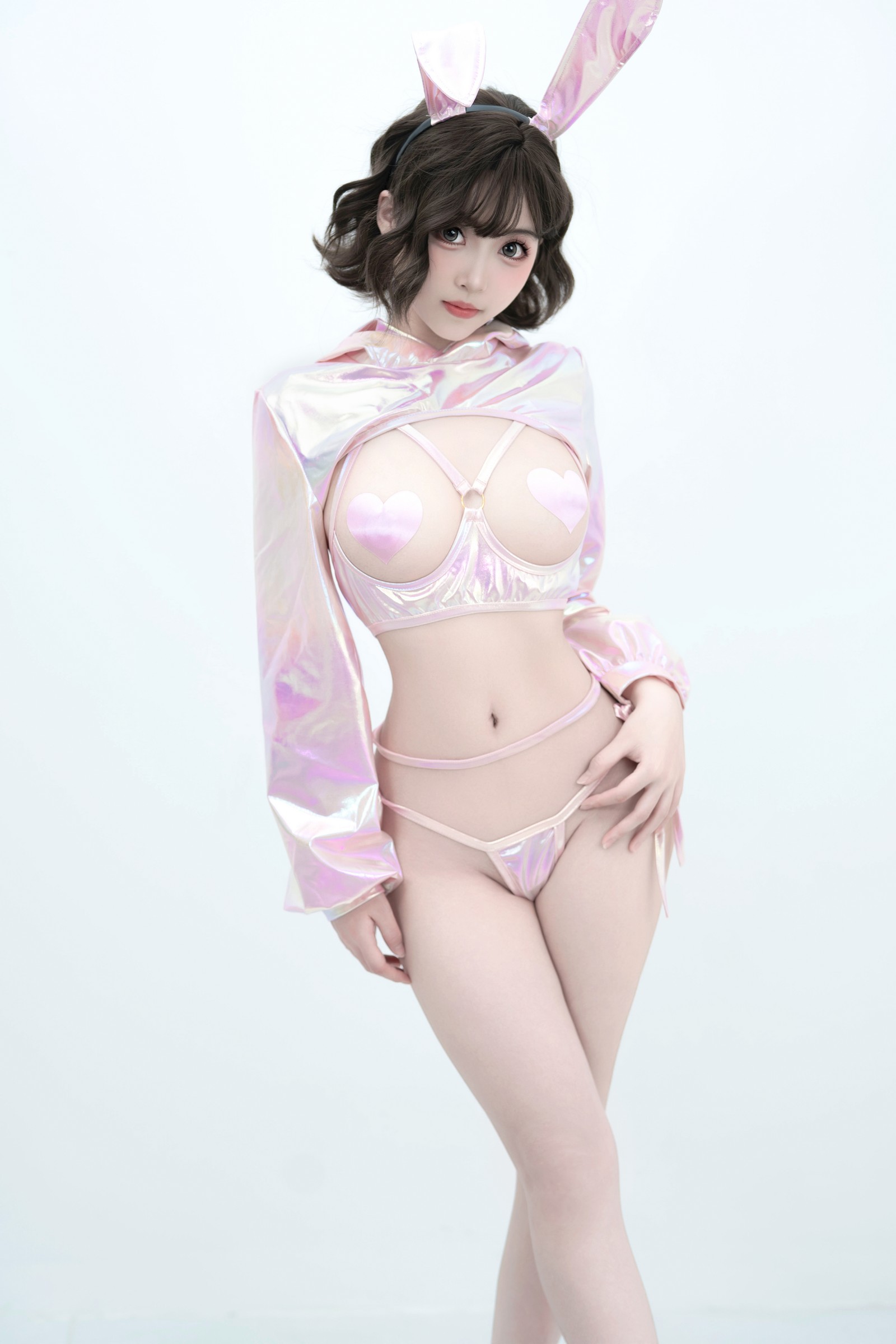 Bangni邦尼 – 粉色兔兔 Cosplay 高清写真集（102P-10V-809.1MB）插图