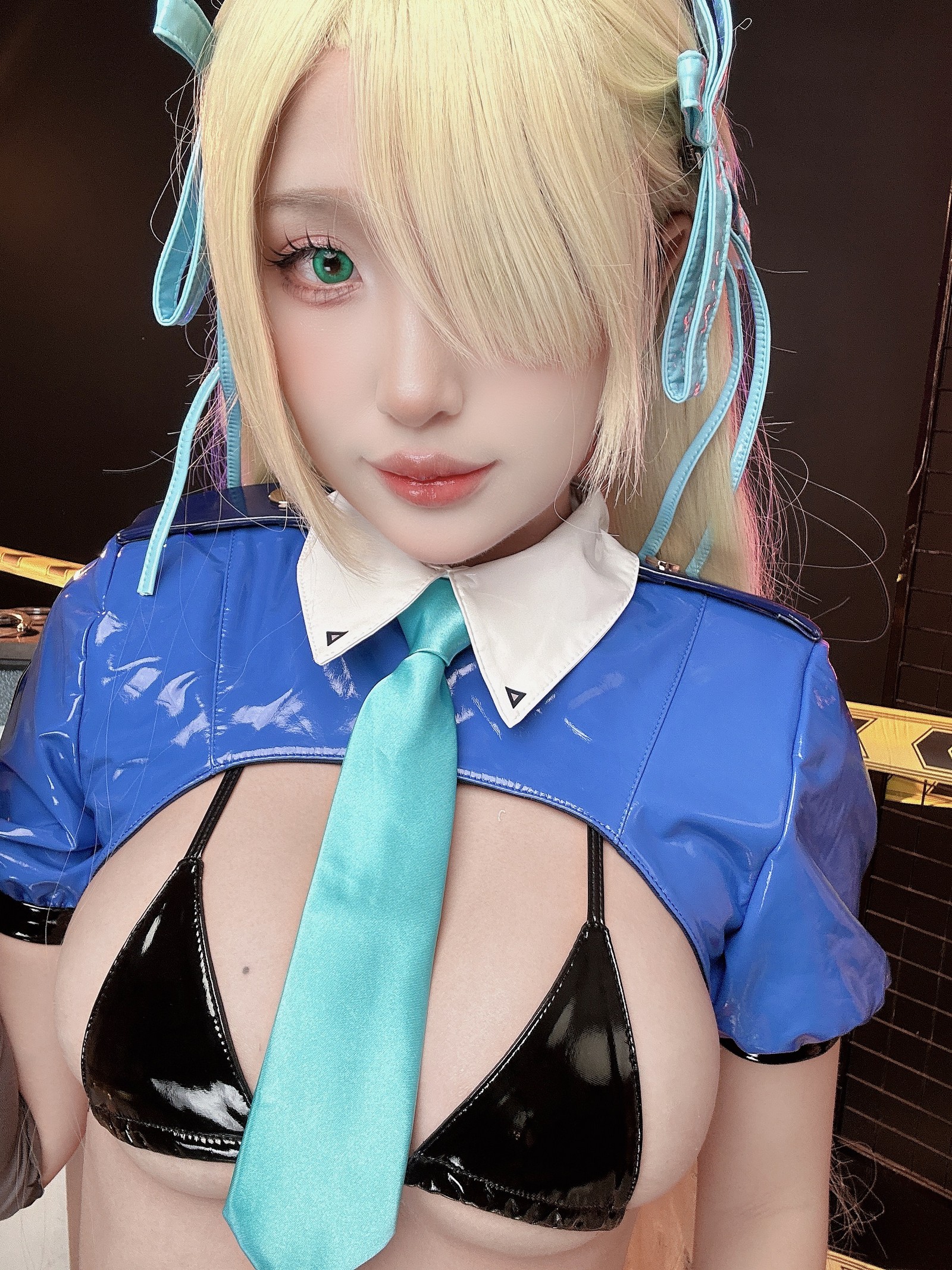 Puy Puy – 一之濑明日奈 Asuna Police Cosplay 写真合集（133P+7V-4.59GB）插图2