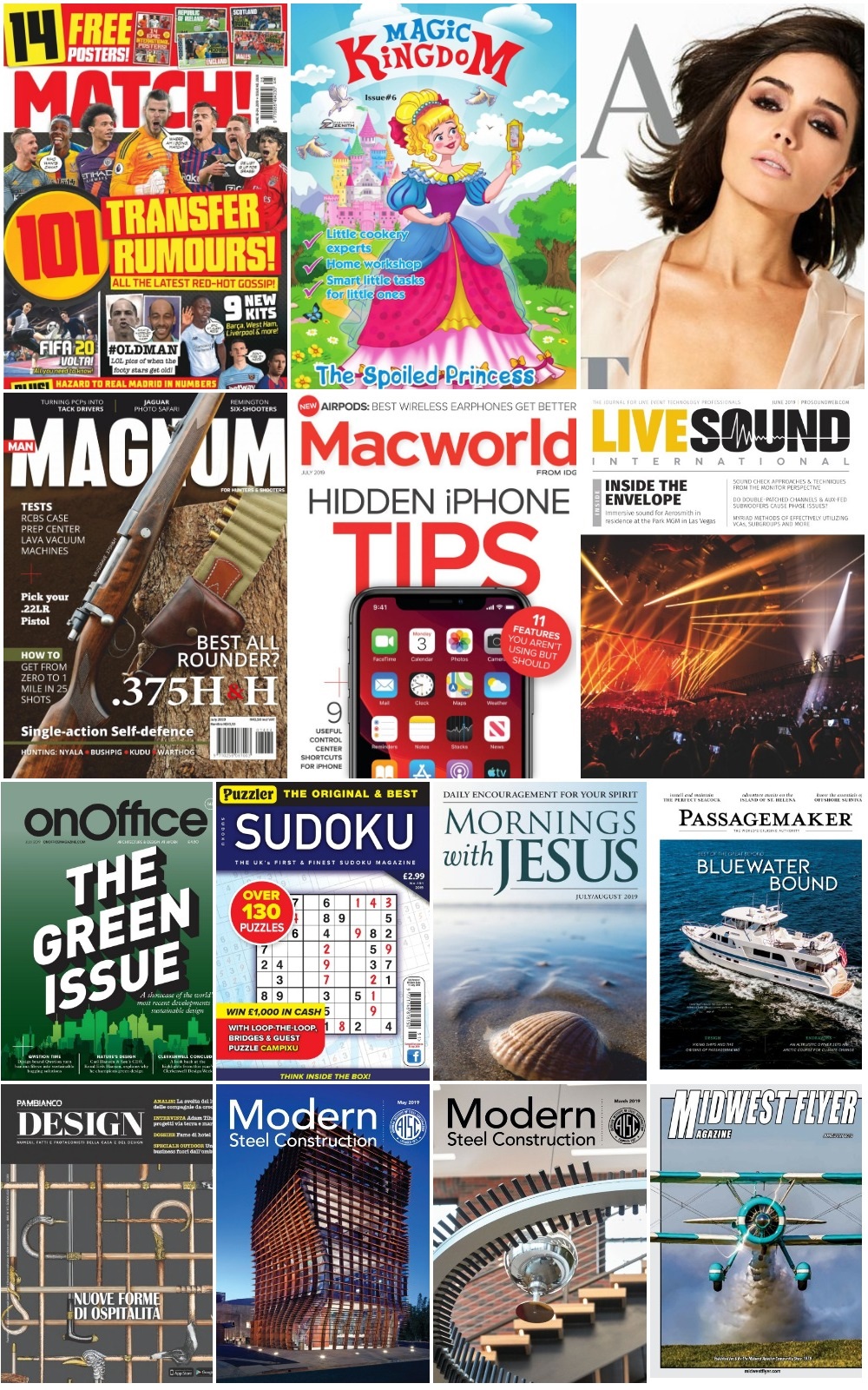 50 Assorted Magazines - June 29 2019