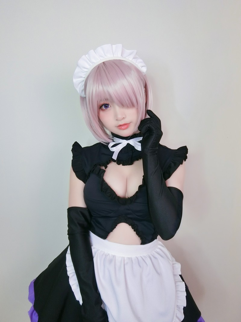 星野Saori 玛修 Mash Kyrielight Cosplay Fate系列写真【13P-64MB】插图2