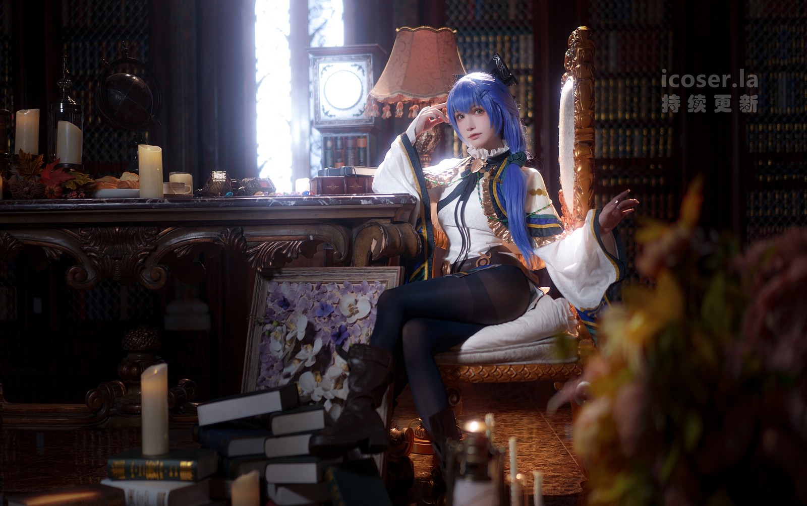 一千只猫薄禾写真 – 魔女·安洁 Cosplay 高清写真套图（18P / 234.4MB）插图7