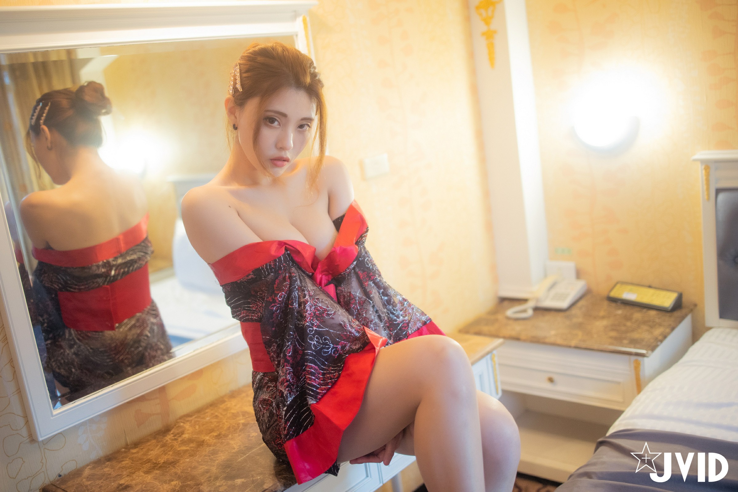 jvid苡琍 旧旅舍の美人女将写真，性感皮肤白的美女插图