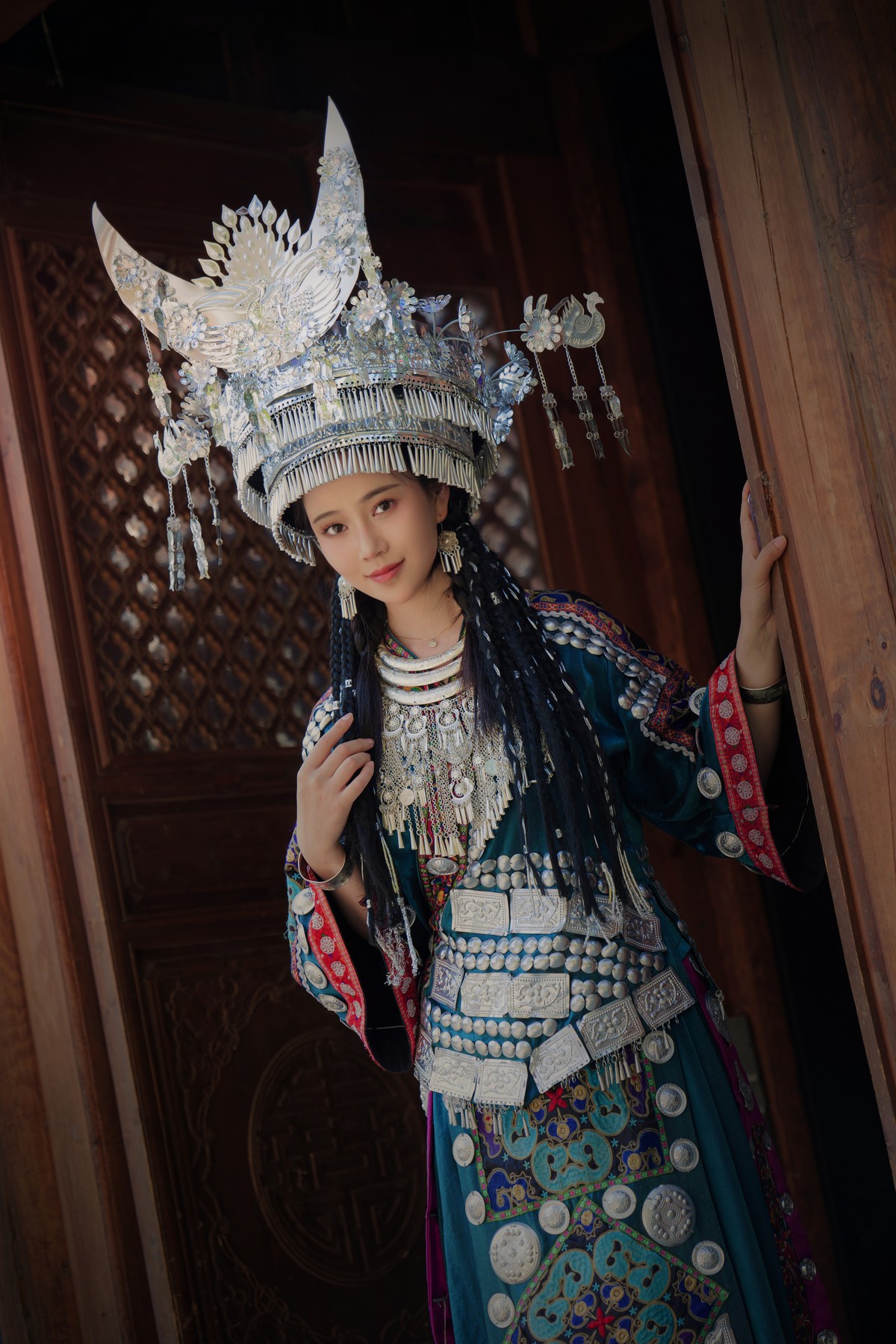 年年nnian 苗疆少女写真 民族风情Cosplay图集插图5