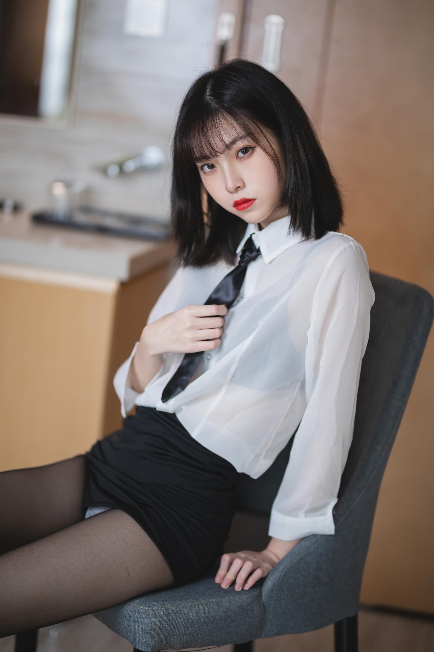 许岚LAN NO.004 OL制服 27