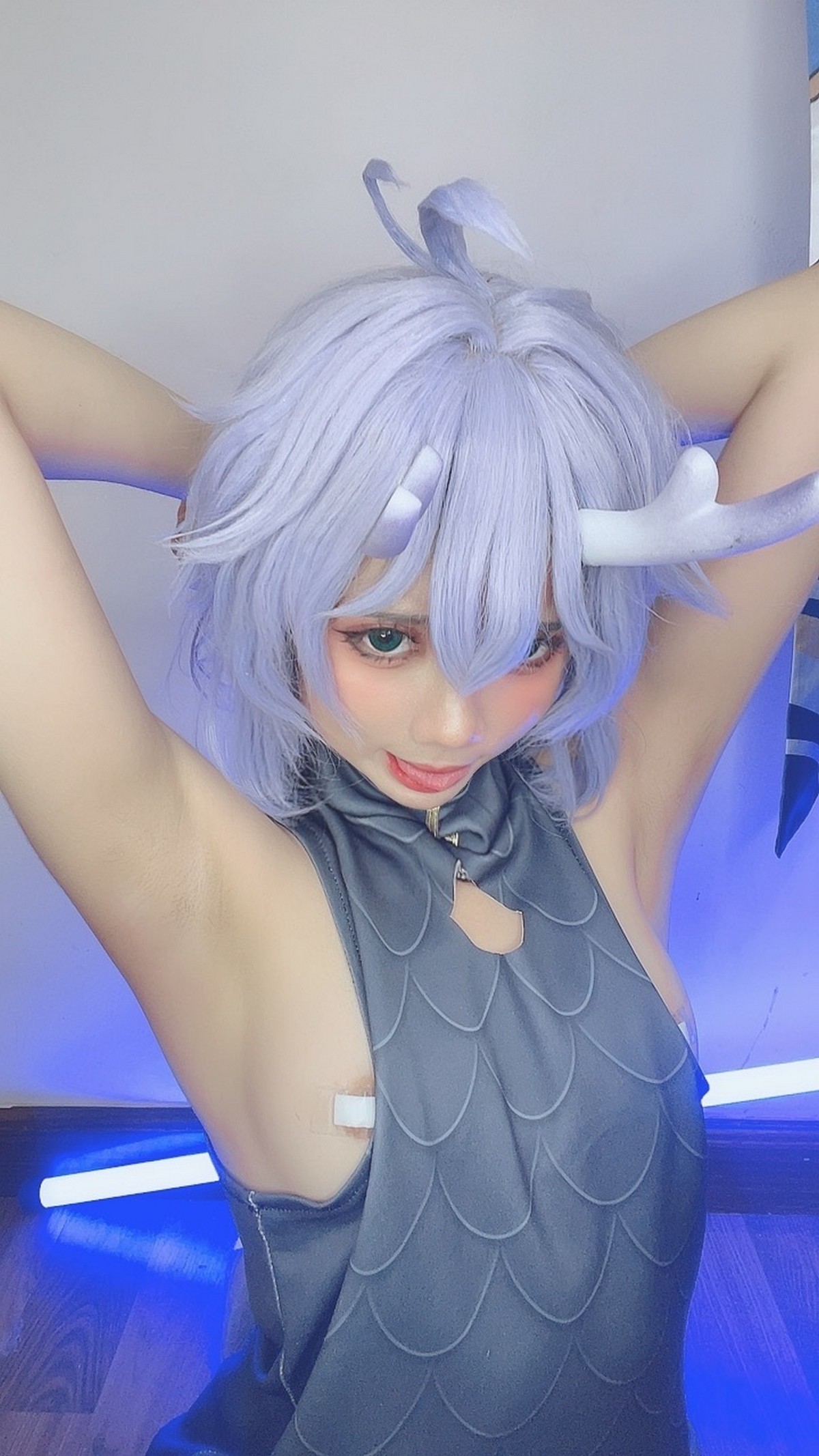 PoppaChan Bailu Cosplay Deluxe (Honkai Star Rail) – 155 Photos 12 Videos 459MB插图2
