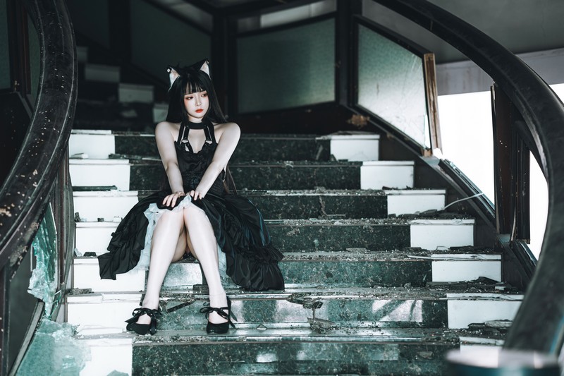 落落Raku 黑猫少女 Cosplay 写真图集 58P插图5