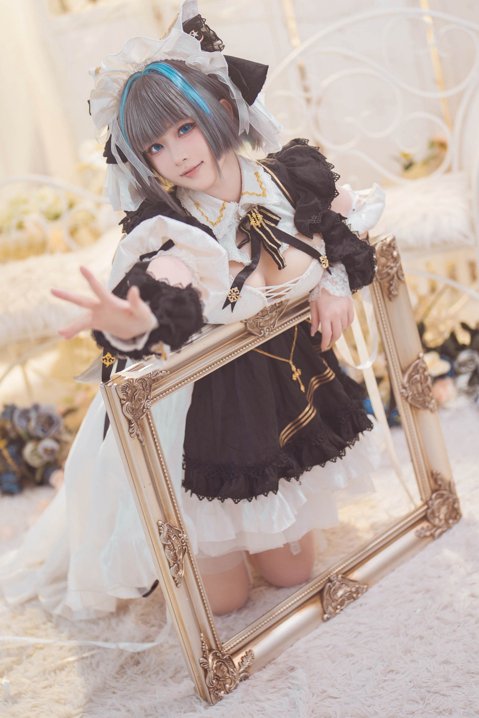 屿鱼 Yuyu 碧蓝航线 柴郡 Cosplay 写真图集｜Azur Lane（54P｜138MB）插图1