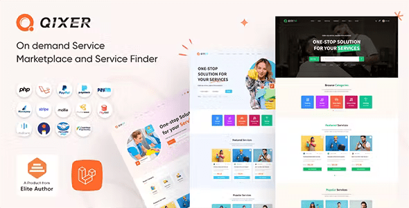 Qixer v1.8.0 - Multi-Vendor On demand Service Marketplace and Service Finder - nulled Qixer v1.8.0 - Multi-Vendor On demand Service Marketplace and Service Finder - nulled