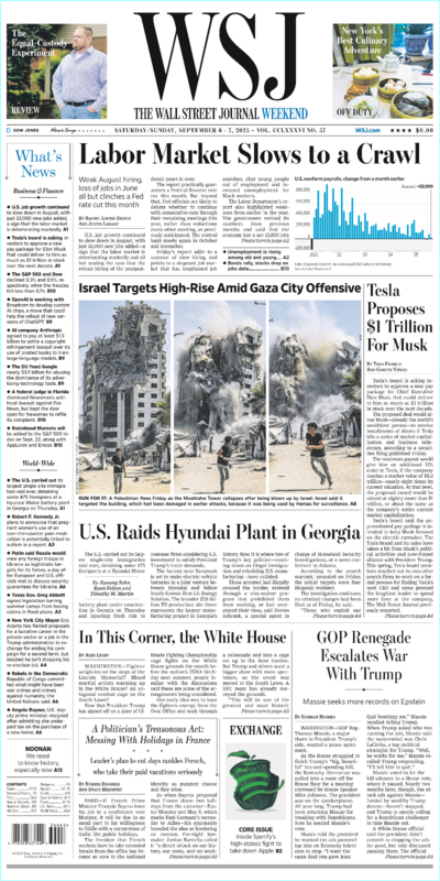 The Wall Street Journal Weekend September 06.07.2025