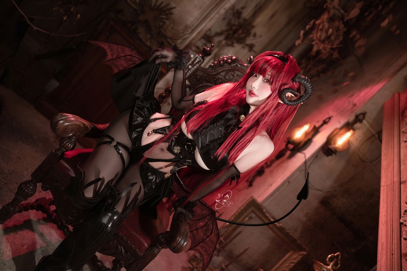 切切Celia 兴登堡 Hindenburg Cosplay Azur Lane 写真 38P插图3