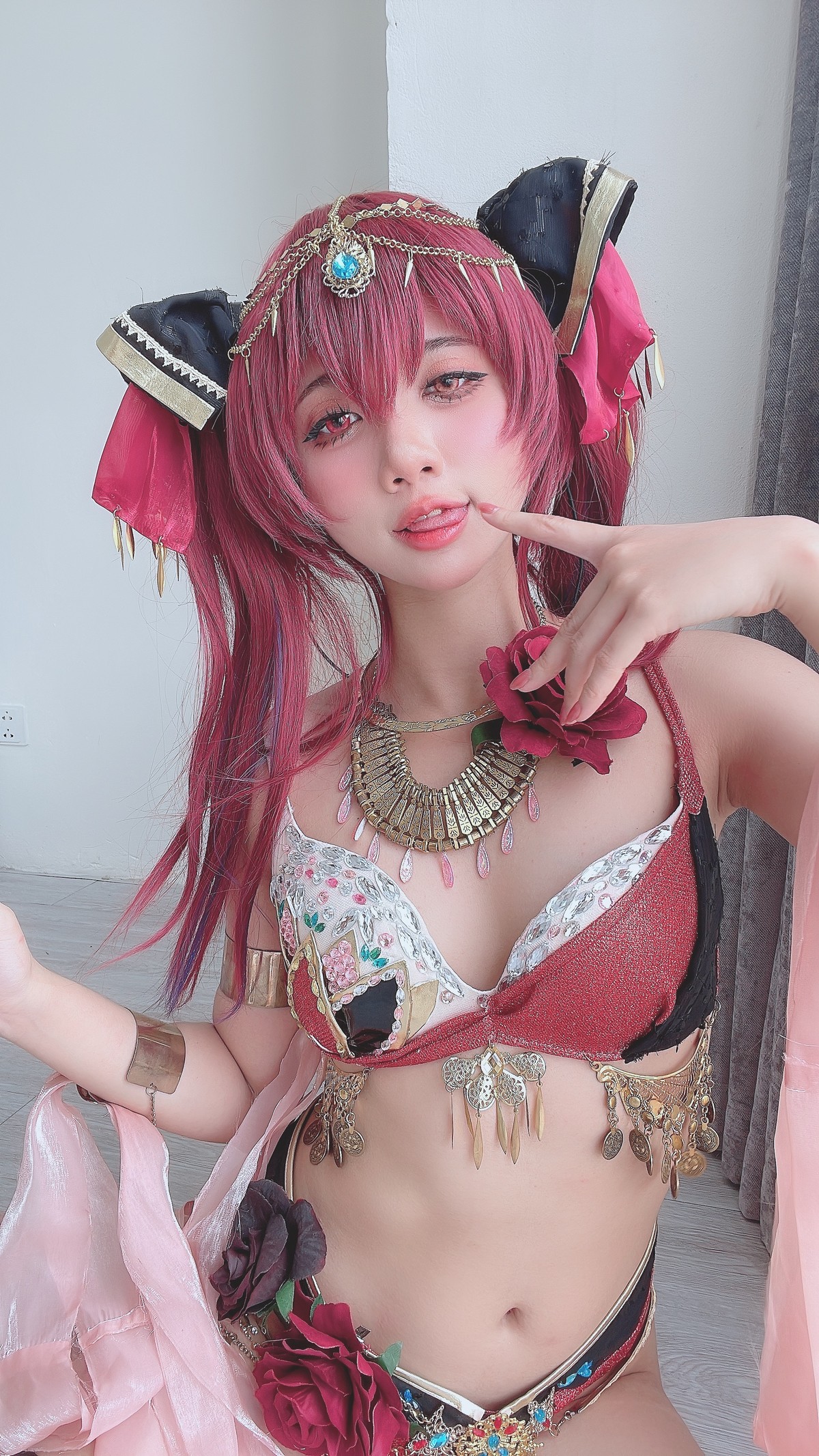 PoppaChan Houshou Marine Dance Version – 109 Photos 9 Videos 1.12GB插图6