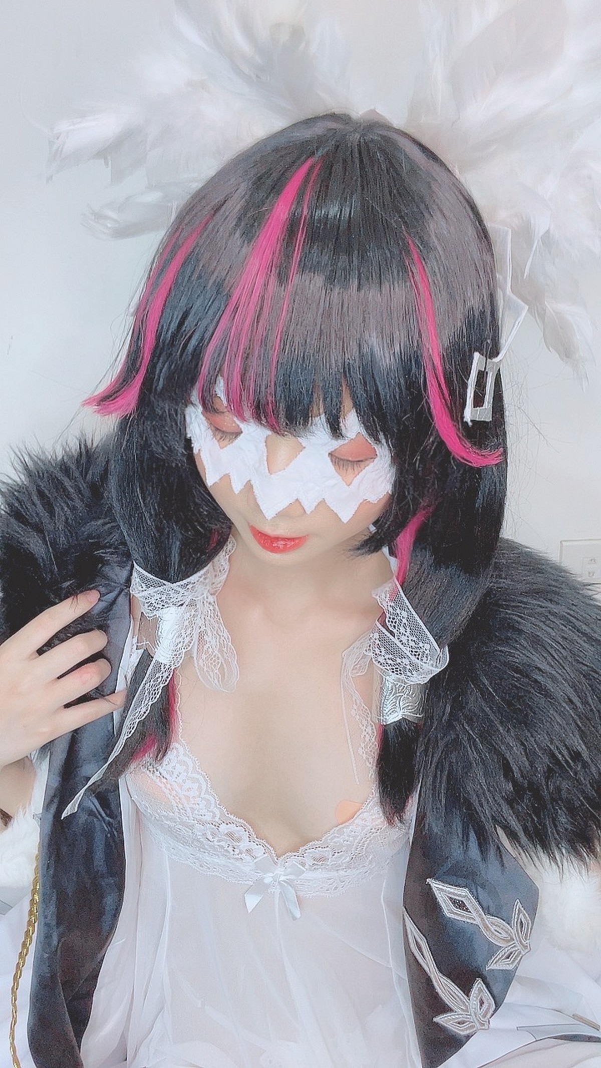 PoppaChan Columbina Cosplay Set (Genshin Impact Fatui) – 146 Photos 346MB插图8