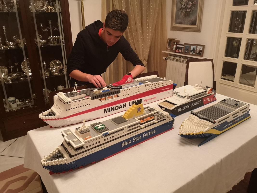 Ο 18χρονος Σερραίος που φτιάχνει καταπληκτικά πλοία από lego! - εικόνα 7